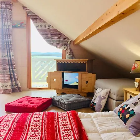 Chalet Le Flocon Bleu - Mauselaine Avec Vue Sur Le De