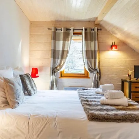 Chalet Le Flocon Bleu - Mauselaine Avec Vue Sur Le De