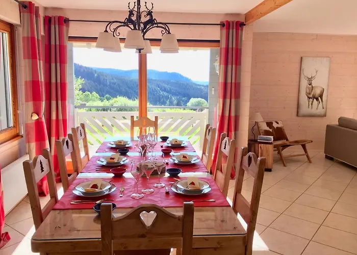 Chalet Le Flocon Bleu - Mauselaine Avec Vue Sur Le De *