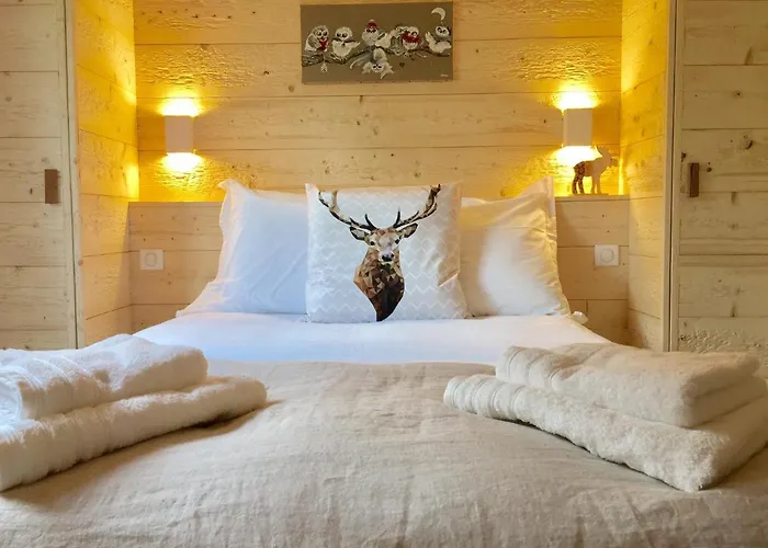 Le Flocon Bleu - Mauselaine Avec Vue Sur Le De Horská chata