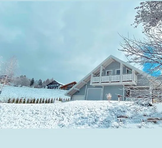 Le Flocon Bleu - Mauselaine Avec Vue Sur Le De Horská chata *